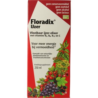 Salus Floradix ijzer elixer 250 ml - Overige vitaminen/mineralen