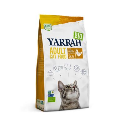 Yarrah Organic cat dry food chicken