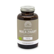 Foto van Mattisson Zwarte maca 750mg bio