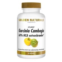 Foto van Golden Naturals Garcinia cambogia 60% HCA vetverbrander