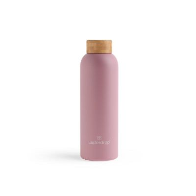 Waterdrop Roestvrijstalen drinkfles pastel pink matt 600ml Waterdrop Roestvrijstalen drinkfles pastel pink matt 600ml 600 Milliliter - Dranken