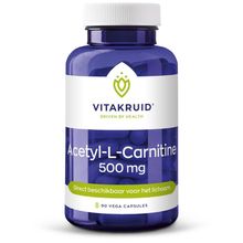 Foto van Vitakruid Acetyl-l-carnitine 500 mg
