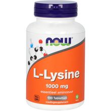 Foto van NOW L-Lysine 1000 mg