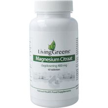 Foto van Livinggreens Magnesium citraat 400 mg
