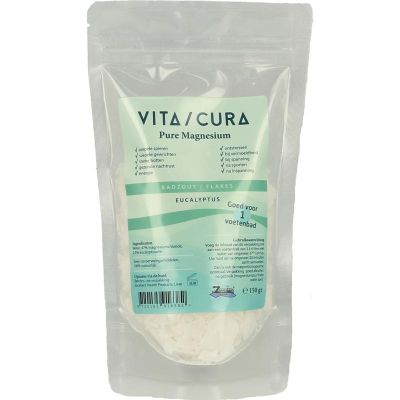 Foto van Vitacura Magnesium zout flakes eucalyptus