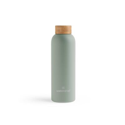 Waterdrop Roestvrijstalen drinkfles pastel olive matt 600ml Waterdrop Roestvrijstalen drinkfles pastel olive matt 600ml 600 Milliliter - Dranken