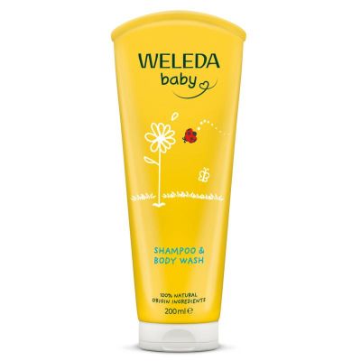 Foto van Weleda Calendula baby haar en body shampoo