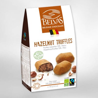Praline hazelnoot truffels