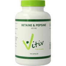 Foto van Vitiv Betaine HCL & pepsine