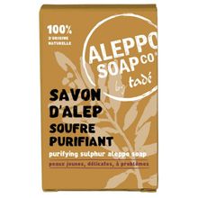 Foto van Aleppo Soap Co Aleppo zeep met zwavelbloem in doosje