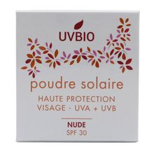 Foto van Uvbio Sun powder (nude) SPF 30 Bio