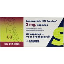 Foto van Sandoz Loperamide 2 mg