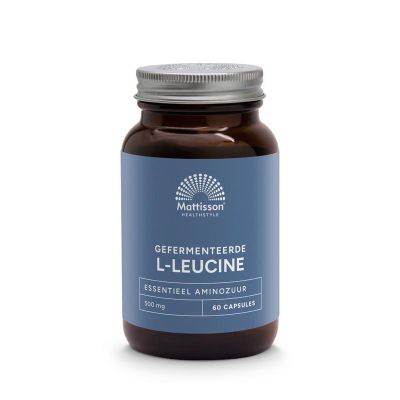 Foto van Mattisson Fermented L-Leucine 500mg