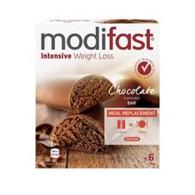 Foto van Modifast Snack & meal lunchreep melkchocolade 6 x 31 gram
