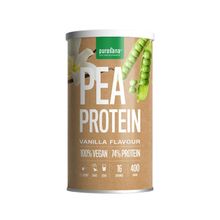 Foto van Purasana vegan protein pea 74% vanille