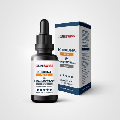 Uni Swiss-Pharma Kurkuma & frankincense Uni Swiss-Pharma Kurkuma & frankincense 10 Milliliter - Overige vitaminen/mineralen