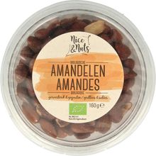 Foto van Nice & Nuts Amandelen bruin geroosterd bio