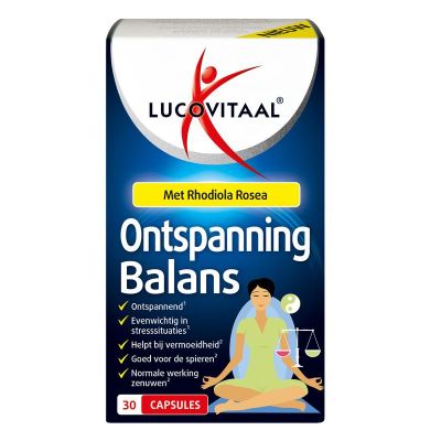 Lucovitaal Ontspanning balans Lucovitaal Ontspanning balans 30 capsules - Overige vitaminen/mineralen