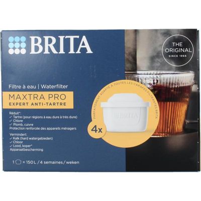 Brita Waterfilterpatroon maxtra pro kalk expert 4 pack Brita Waterfilterpatroon maxtra pro kalk expert 4 pack 4 stuks - Overig huishoudelijk