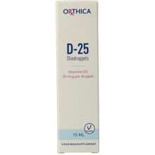 Foto van Orthica Vitamine D-25 oliedruppels