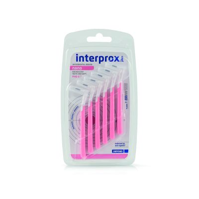 Interprox Ragers plus nano roze 6 stuks - Mondhygiene