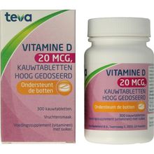 Foto van Teva Vitamine D 20 mcg 800IE