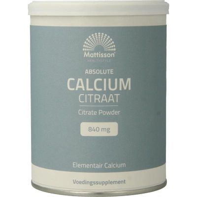Mattisson Calcium citraat poeder - 21% elementair calcium