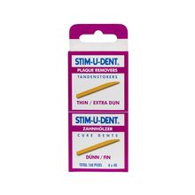 Foto van Stimudent Tandenstokers dun 4 x 40 stuks