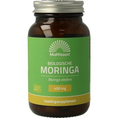 Mattisson Moringa 400 mg biologisch 60 vcaps - Overige vitaminen/mineralen