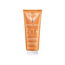 Vichy Ideal soleil ultra smeltende melk gel BF50+ Foto van Vichy Ideal soleil ultra smeltende melk gel BF50+