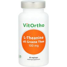 Foto van Vitortho L-Theanine uit groene thee 100 mg
