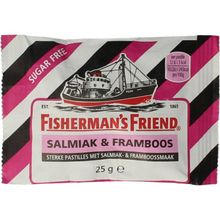 Foto van Fishermansfriend Framboos suikervrij
