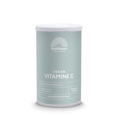 Foto van Mattisson Vitamine C poeder zuiver ascorbinezuur