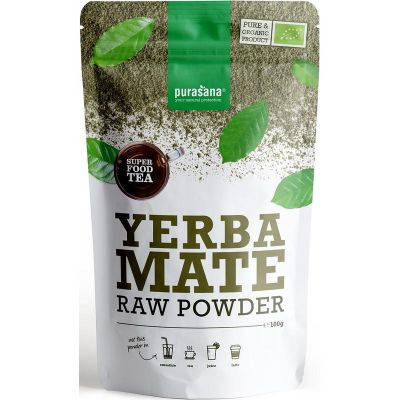 Purasana Yerba mate thee poeder/poudre vegan bio