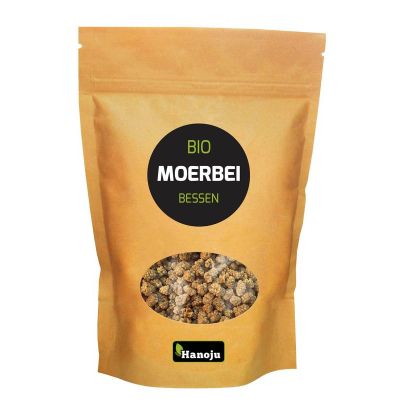 Hanoju Witte moerbei paperbag bio 1000 gram - Overige vitaminen/mineralen
