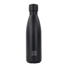 Yoko Drinkfles zwart graphite isotherm 500ml Foto van Yoko Drinkfles zwart graphite isotherm 500ml