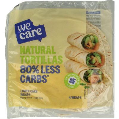 Wecare Tortillas natural 160 gram - Maaltijdvervangers