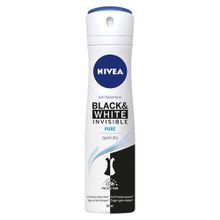 Foto van Nivea Deodorant invisible black & white pure