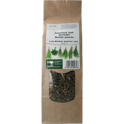 Marma Pepermuntblad gesneden 70 gram - Kruiden