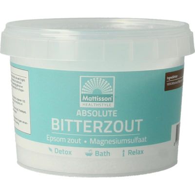 Mattisson Bitterzout epsom zout magnesiumsulfaat 275 gram - Overige vitaminen/mineralen