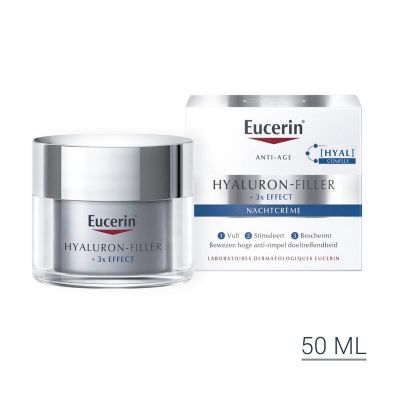 Eucerin Hyaluron filler nachtcreme 50 Milliliter - Nachtcreme