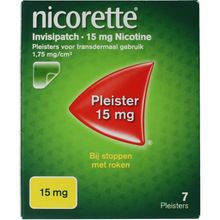 Nicorette Patch invisible 15mg Foto van Nicorette Patch invisible 15mg