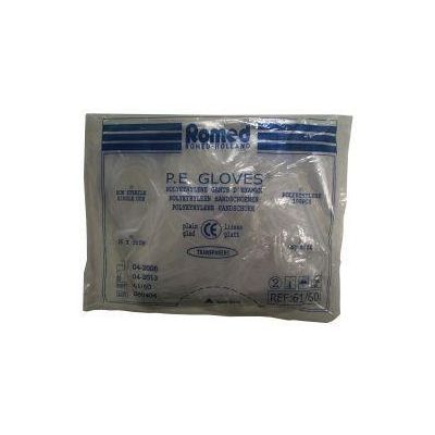 Romed Polyester handschoen glad dik 100 stuks - Handschoenen