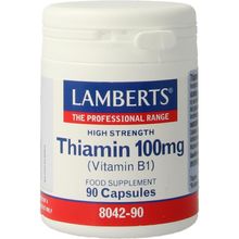 Foto van Lamberts Vitamine B1 100 mg (thiamine)