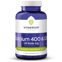 Vitakruid Calcium 400 & D3 uit rode alg