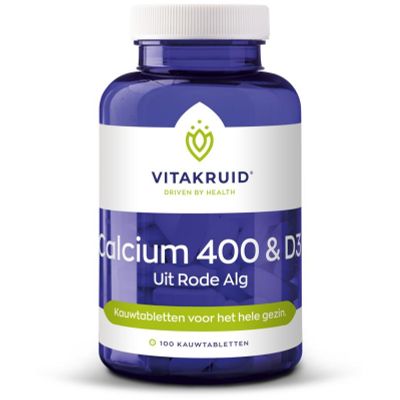 Vitakruid Calcium 400 & D3 uit rode alg