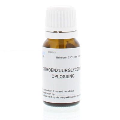 Citroenzuurglycerol oplossing