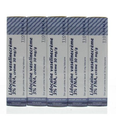 Diversen Lidocaine vaselinecreme 3% 5 x 30 gram UAD 150 gram - Overig zelfzorg