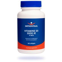 Foto van Orthovitaal Vitamine D3 3000IE