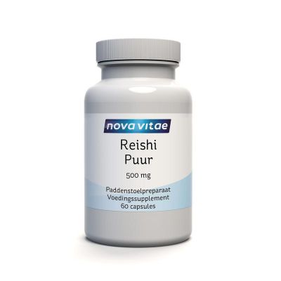 Nova Vitae Reishi puur 500mg Foto van Nova Vitae Reishi puur 500mg